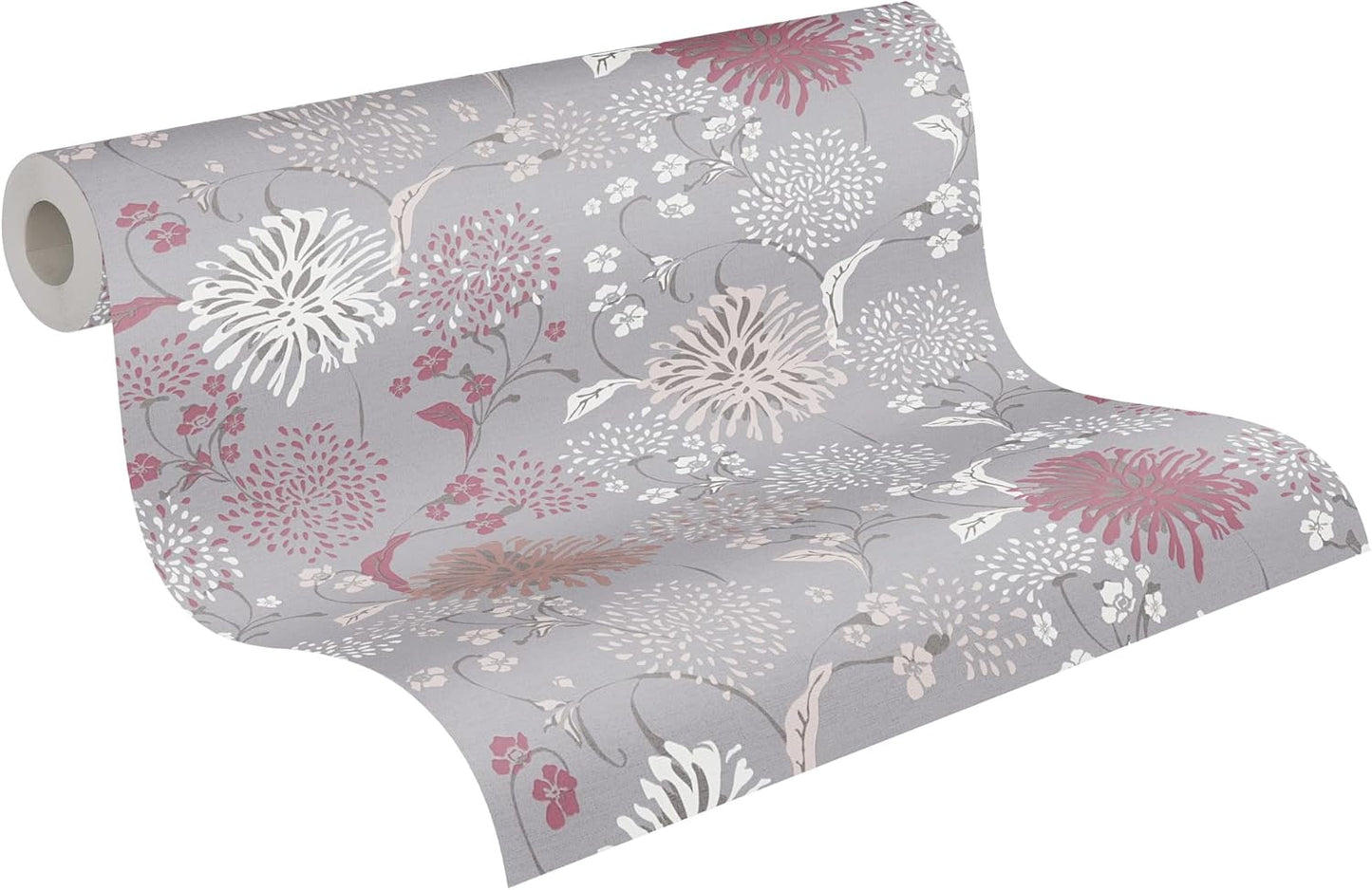 Bloom Wallpaper - House of Turnowsky - Grey/White