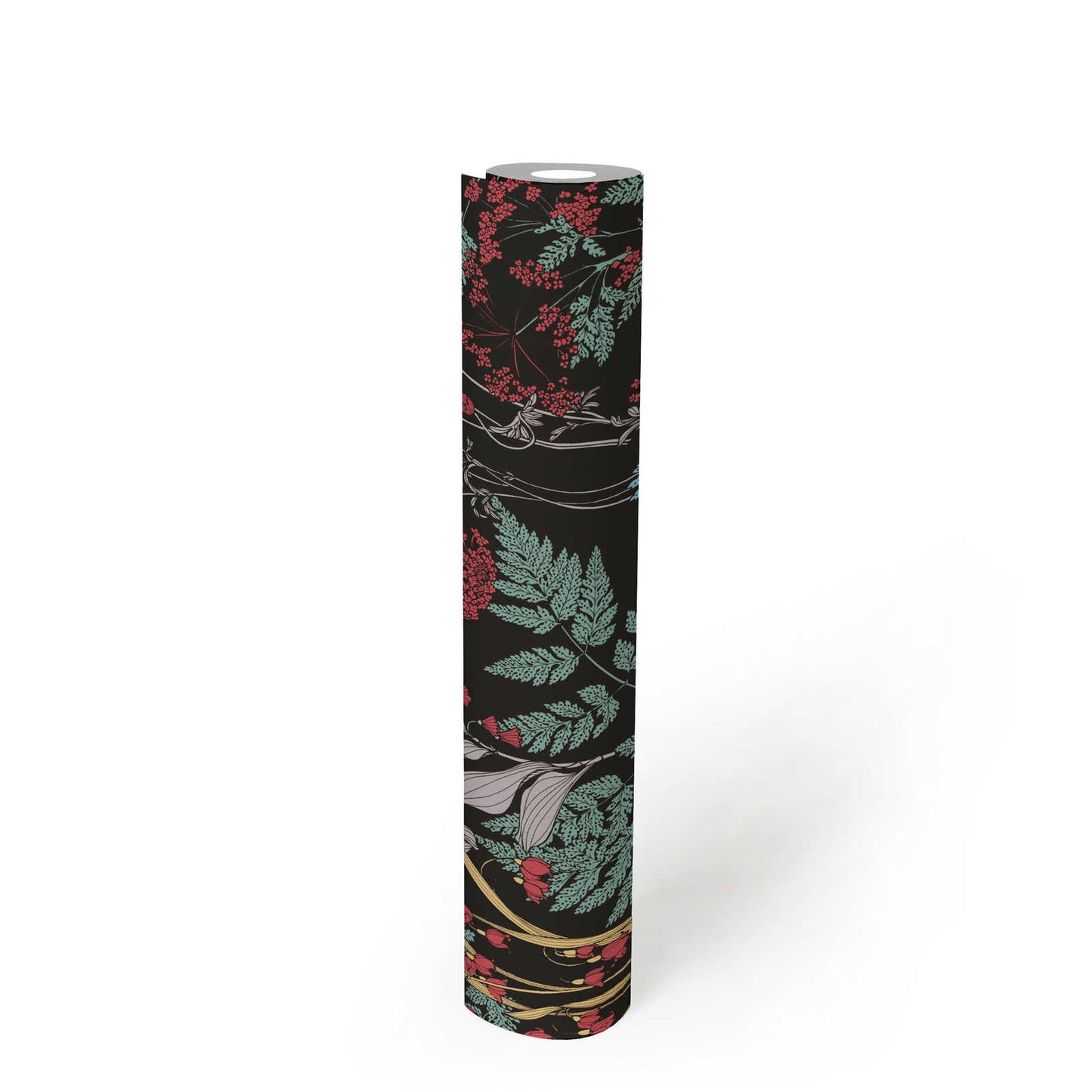Floral Wallpaper - Black