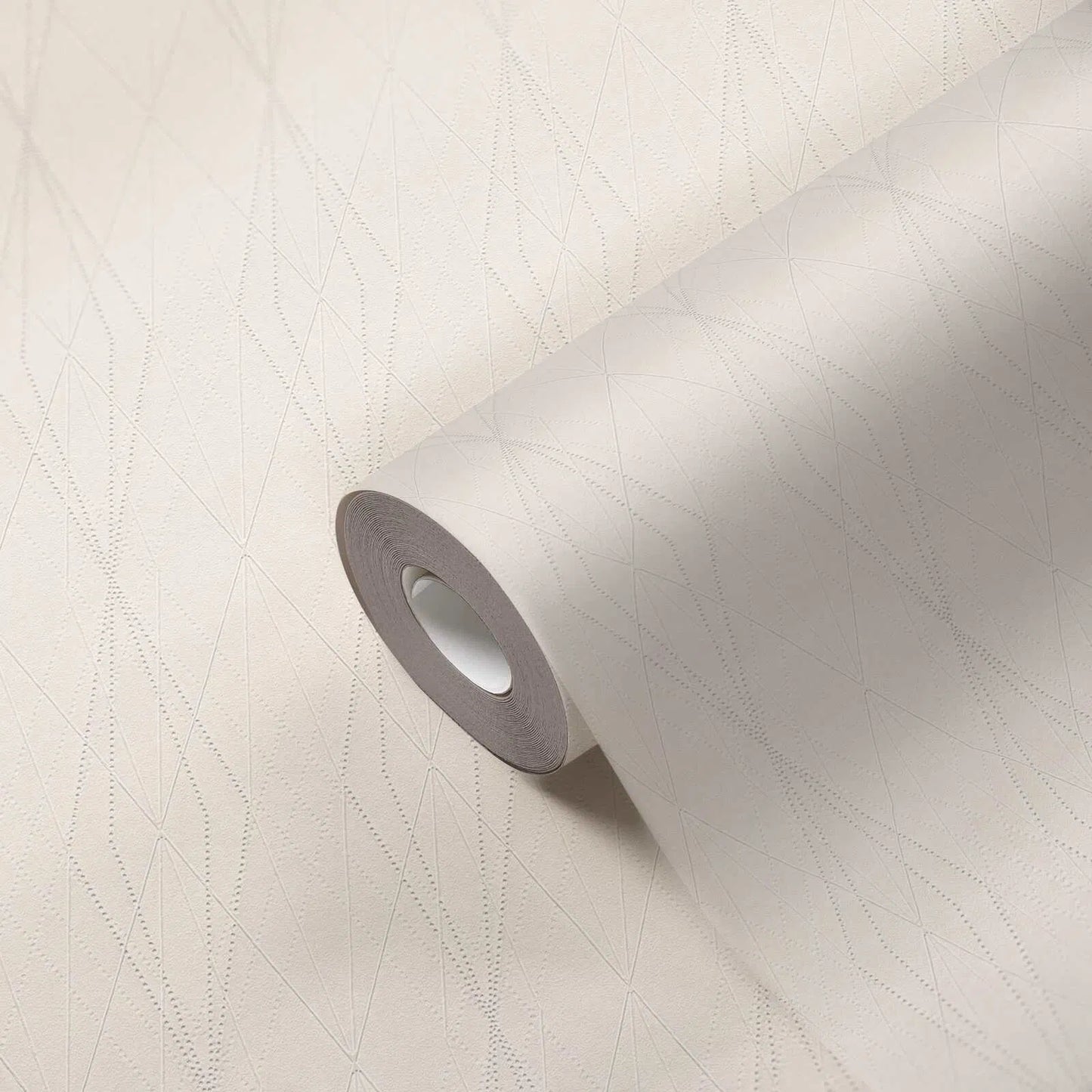 Sample - Diamond Relief Wallpaper - Grey
