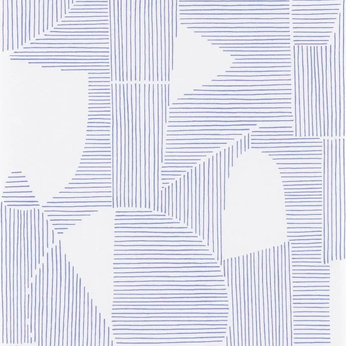 Sample - Graphique Casadeco Wallpaper - Blue