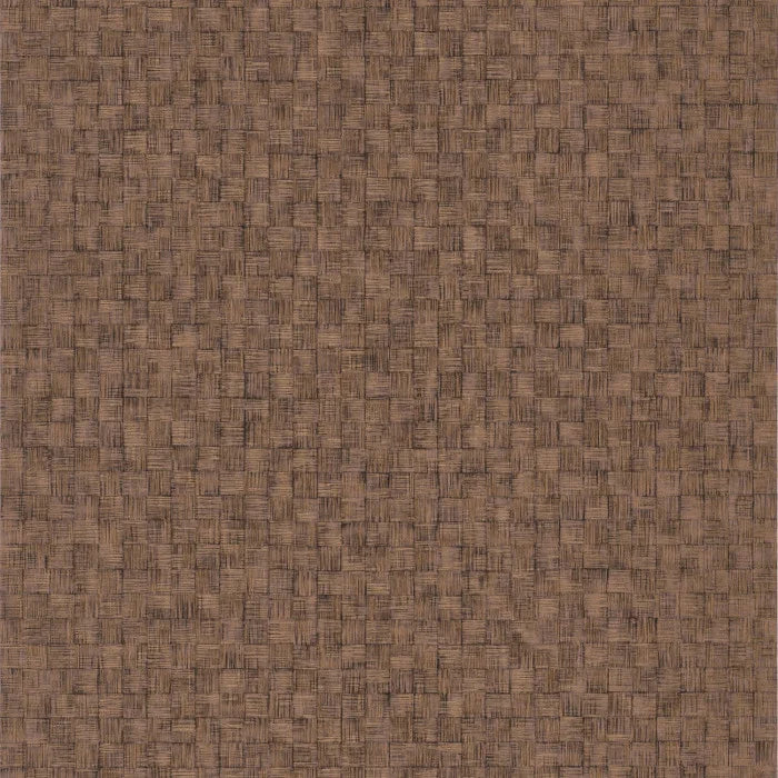 Damier Vinyl Big Weave Wallpaper - Darker Natural
