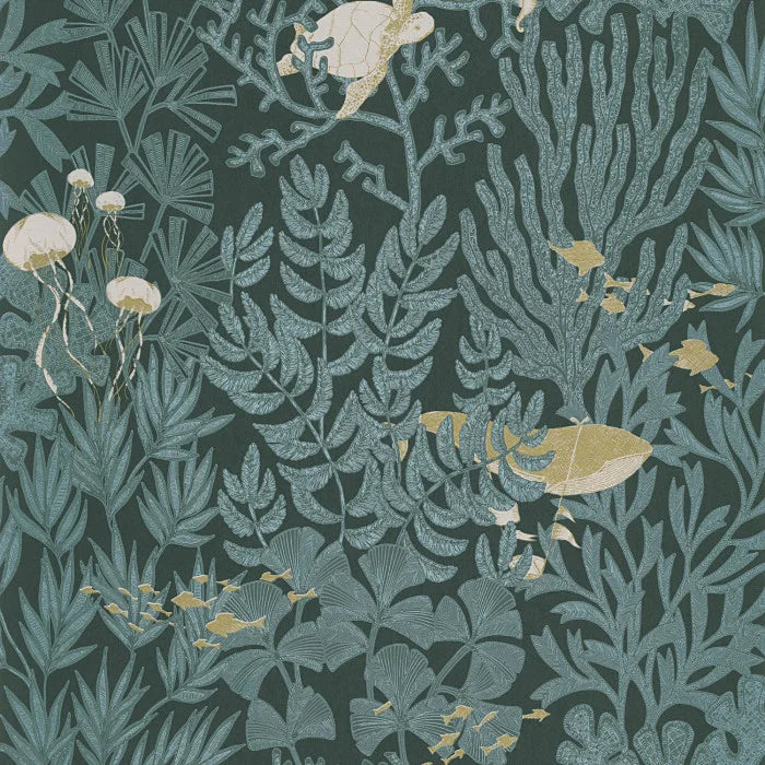 Sample - Atlantide Under The Sea Wallpaper - Green