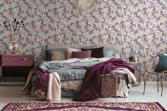 Daisy Days Wallpaper - House of Turnowsky - Purple