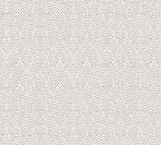 Pop Style Art Deco White Wallpaper - 12 Rolls Due in September