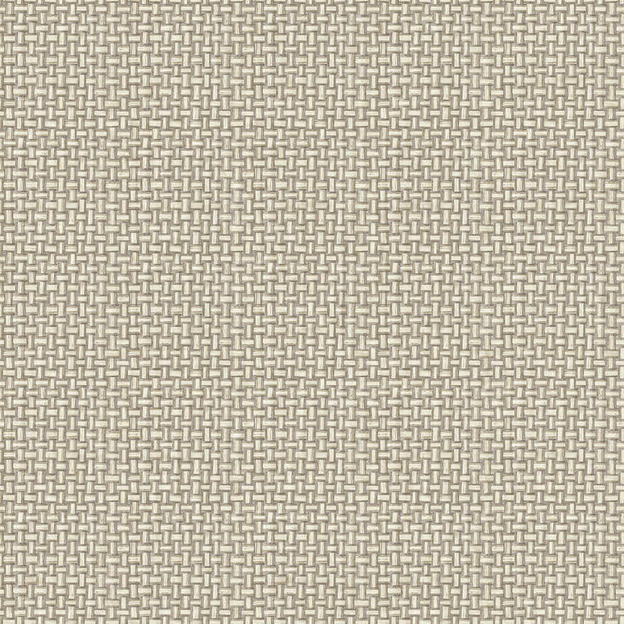 Sample - Biderbost Weave Wallpaper - Cream