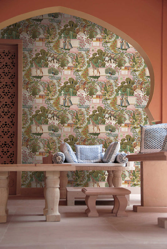 Jal Mahal - Royal Fairy-Tale Wallpaper - Multi