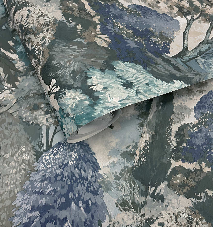 Pinecrest Teal Green - Wallpaper