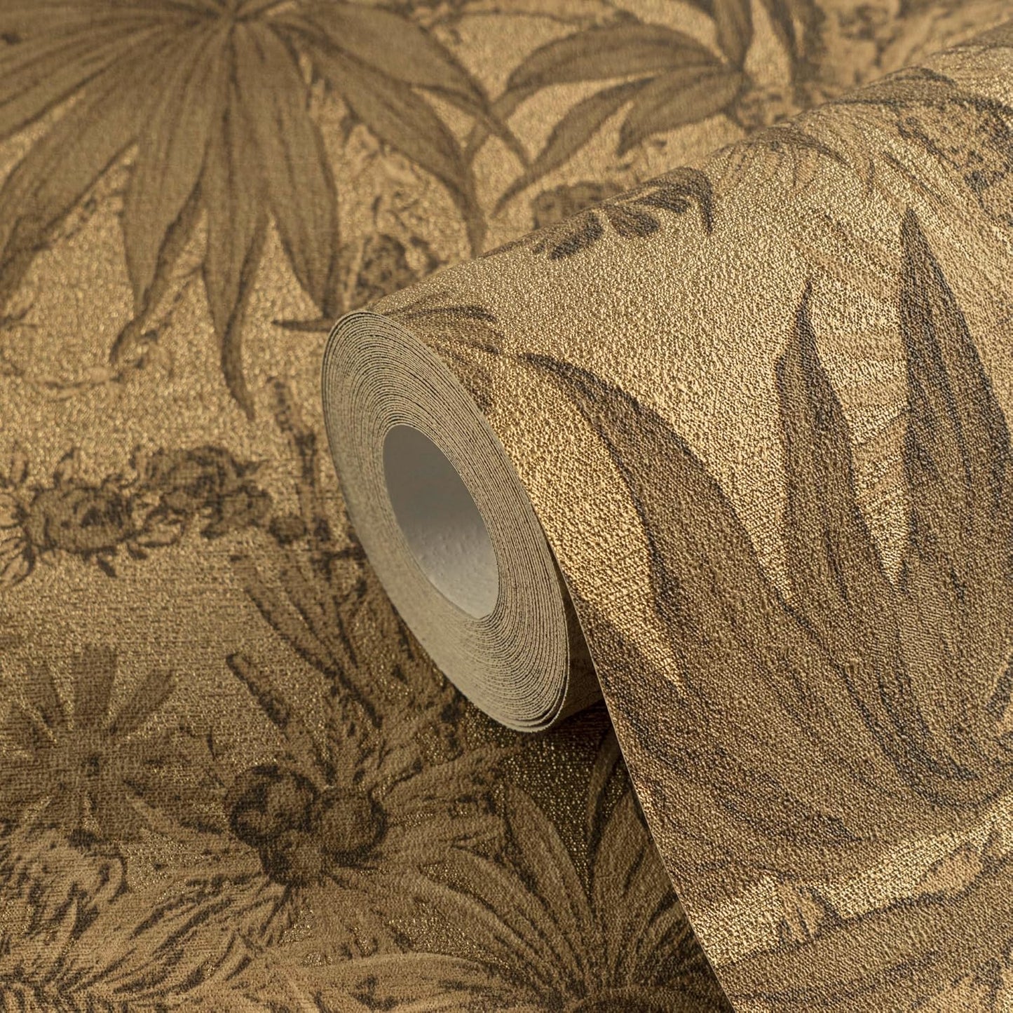 Sample - Sepia Memories - Jungle Wallpaper - Brown