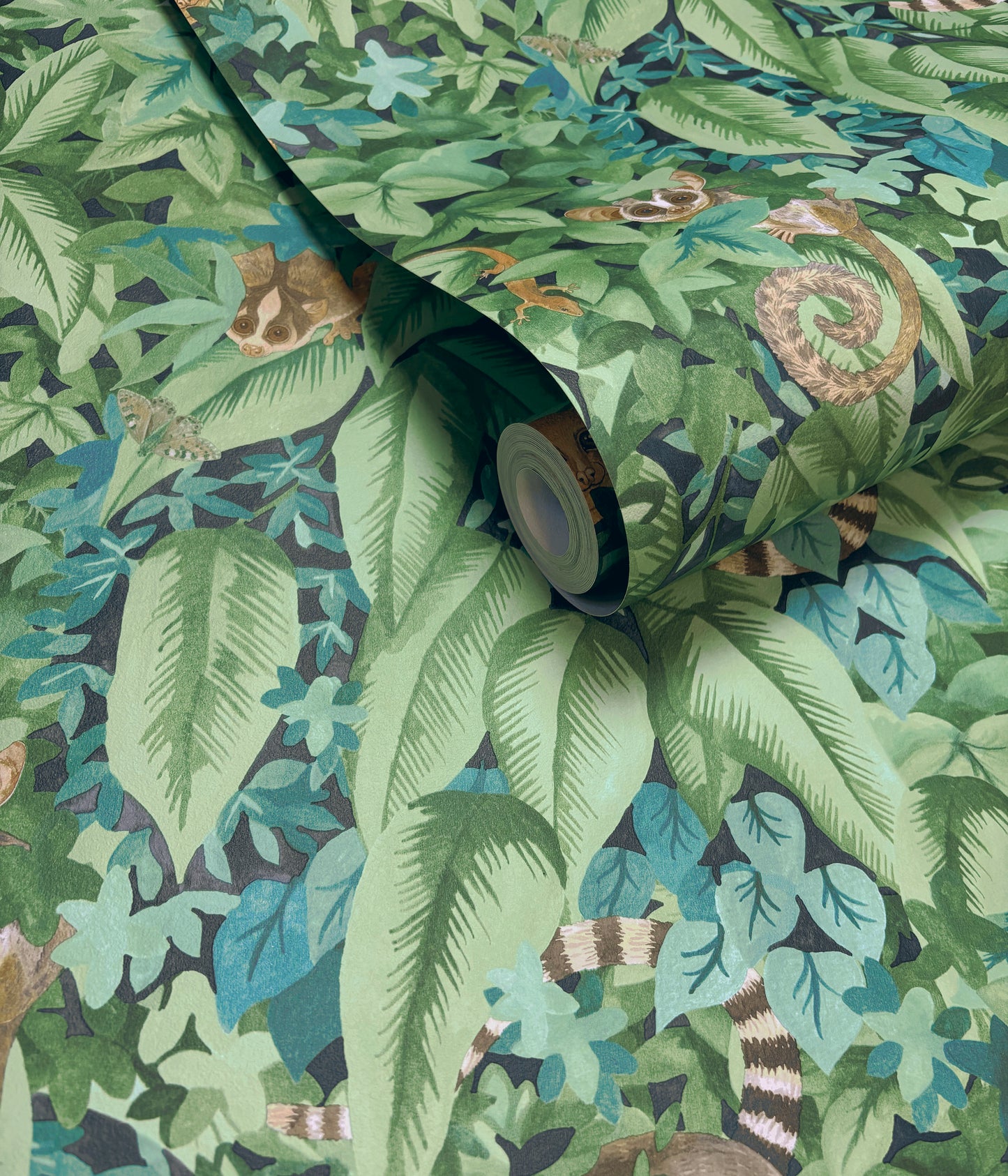 Sample - Comoros Wallpaper - Aqua/Green