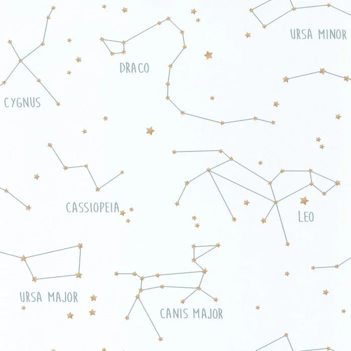 Sample - Our Planet Constellations Wallpaper - White
