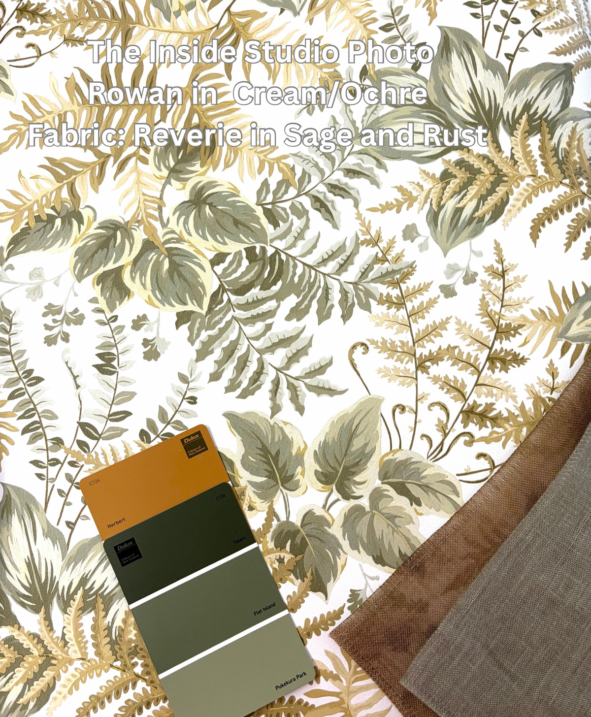 Rowan – Foliage Wallpaper – Cream/Ochre