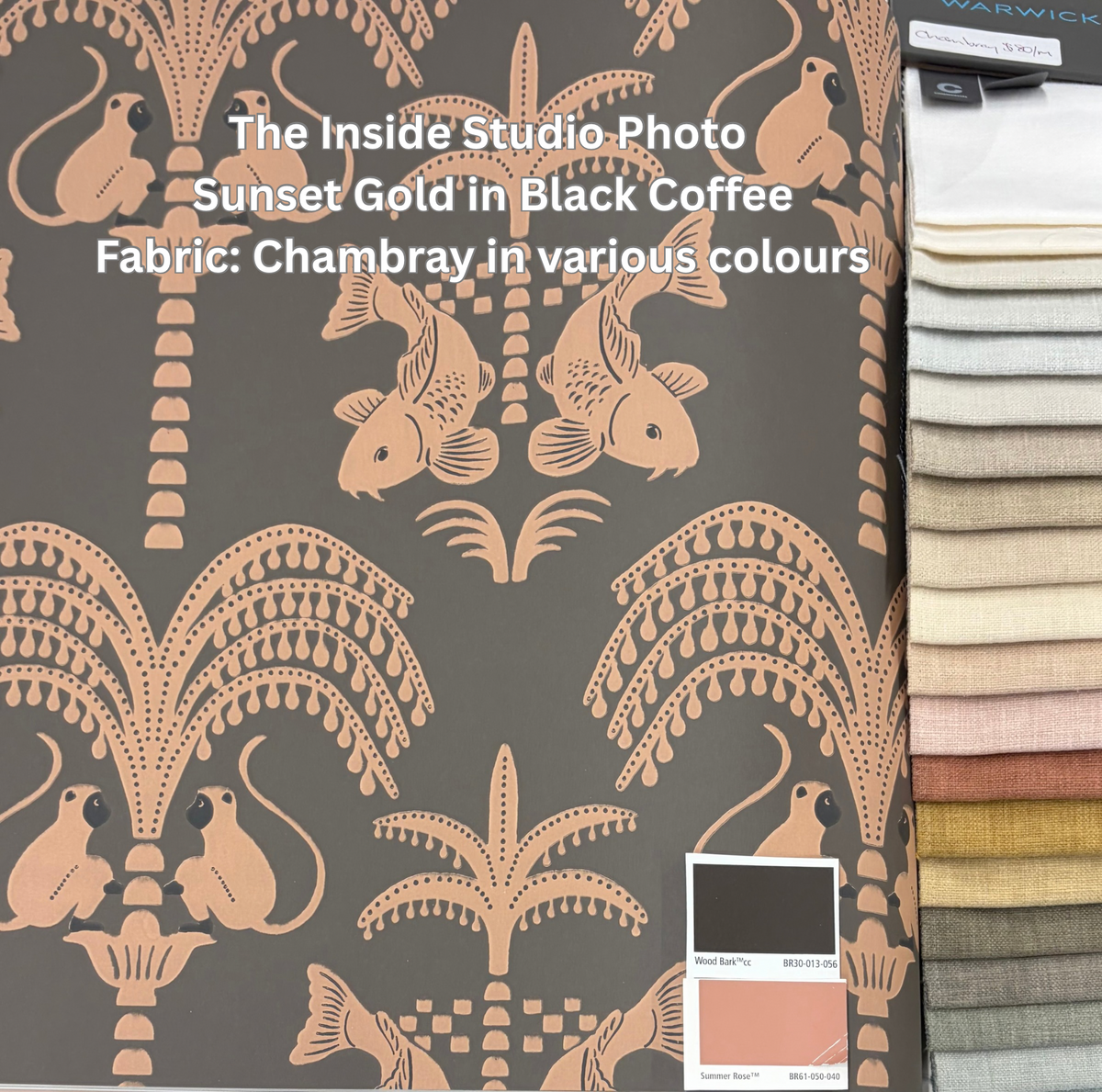 Sunset Gold Wallpaper - Black Coffee