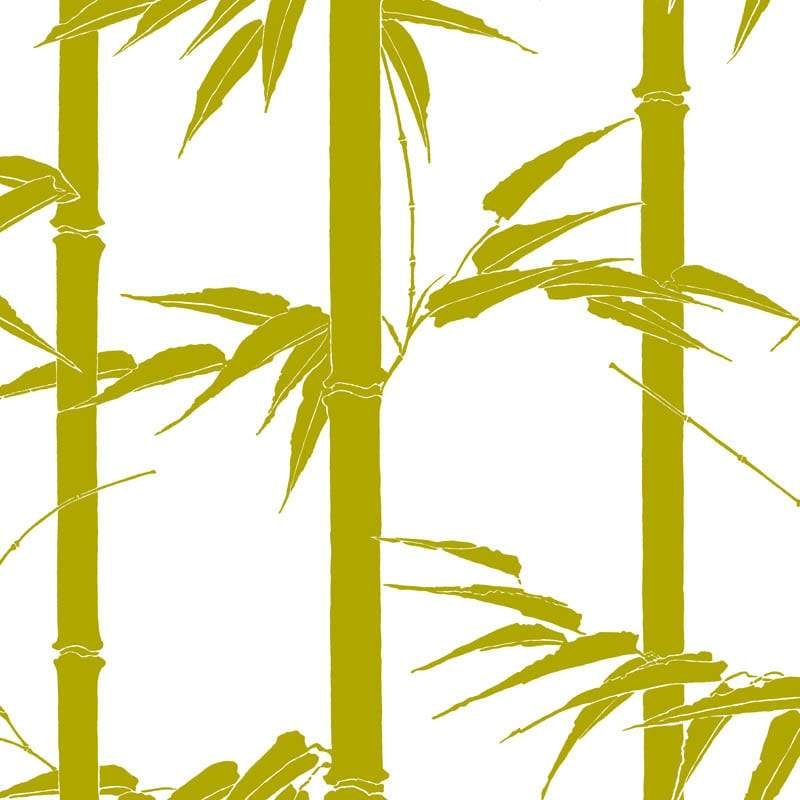 Sample – Bamboo Hawaii Florence Broadhurst Wallpaper - Olive