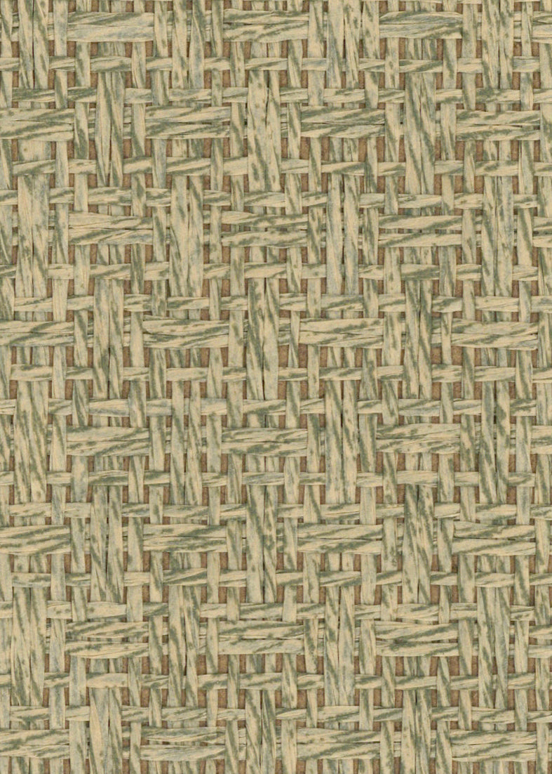 Sample - Basket Case- Grasscloth Wallpaper - Forest Lane