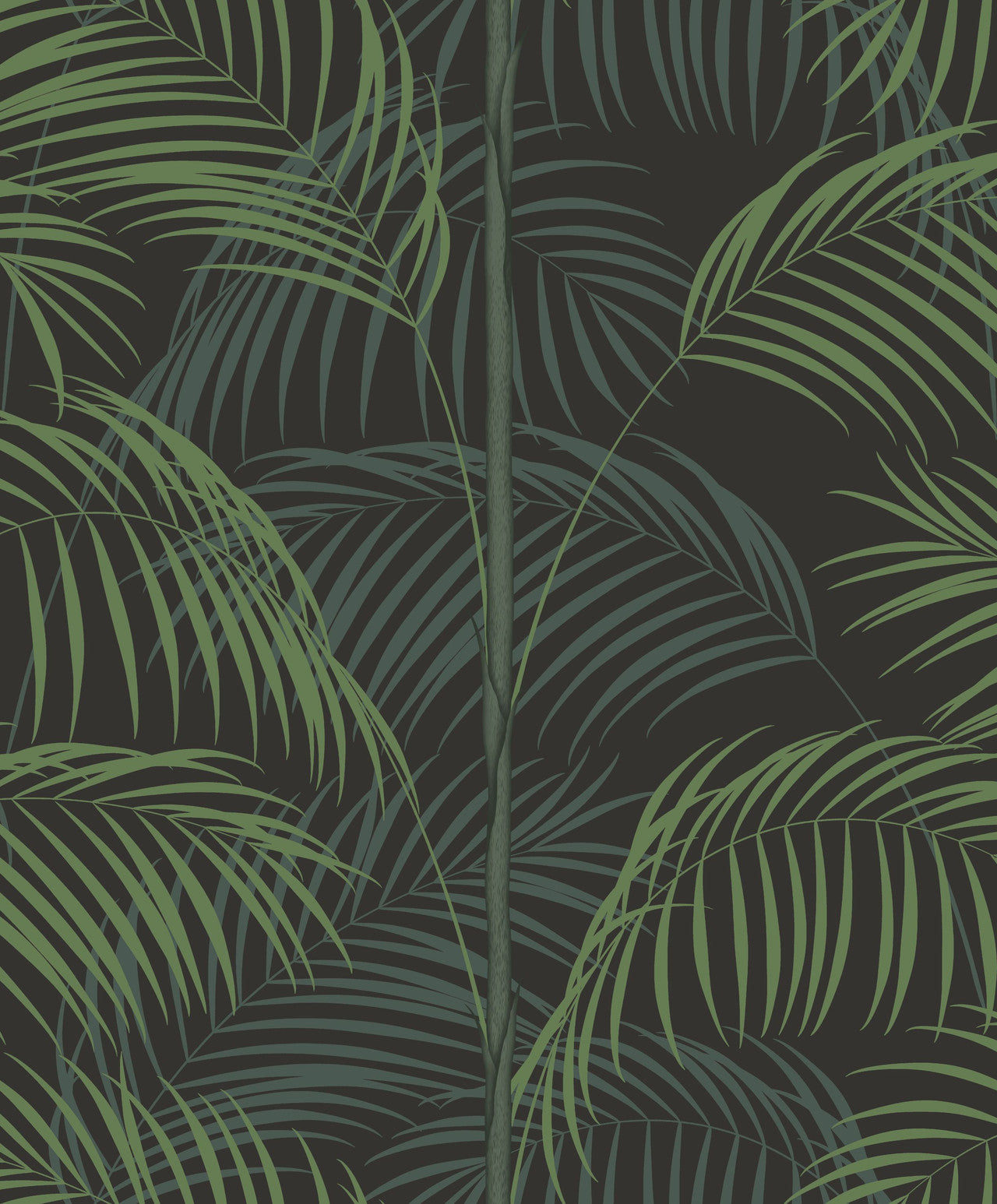 Sample - Le Tout Paris Wallpaper - Black Green