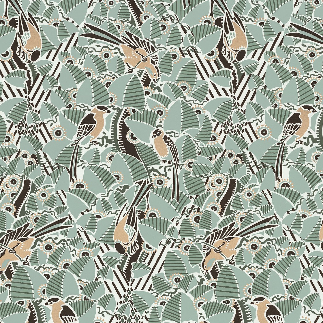 Majolliques Wallpaper - Modest Green