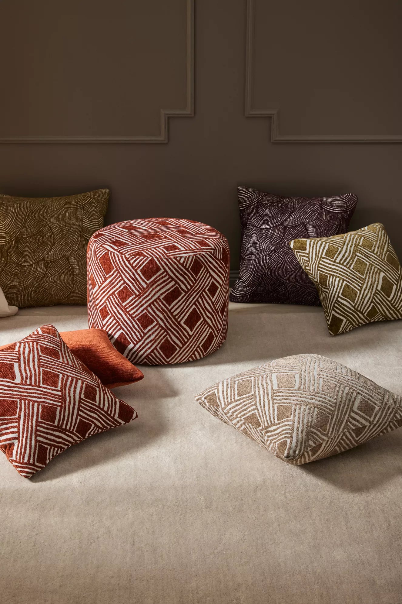Palacio Upholstery Fabric - Taupe