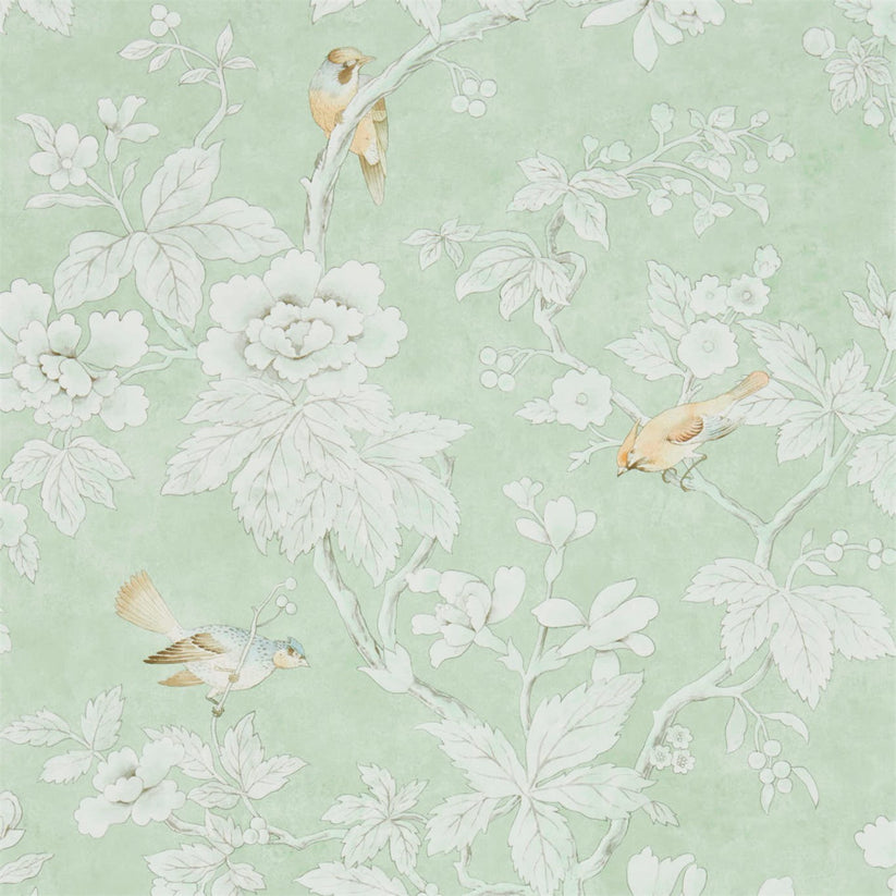 Sample - Chiswick Grove Wallpaper - Sage Green