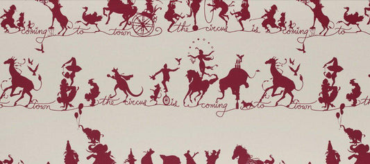 Circus Parade Wallpaper - Ruby