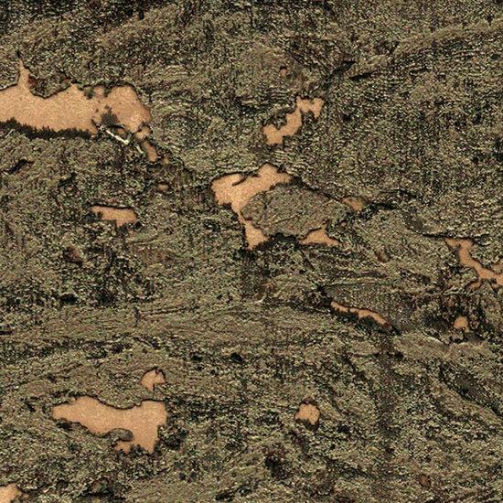 Sample - Cork Metallic Wallpaper - Brown/Rosegold