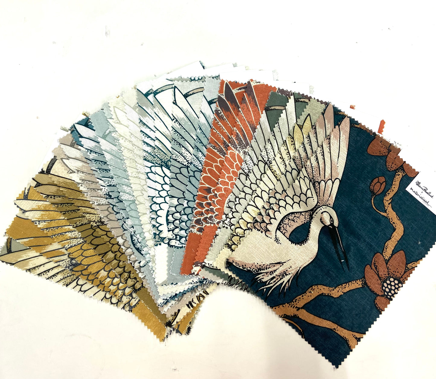 Egrets Florence Broadhurst Fabric - 12 Colours