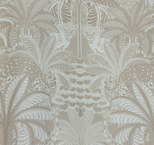 Tropical Mirage Wallpaper - Beige Shimmer