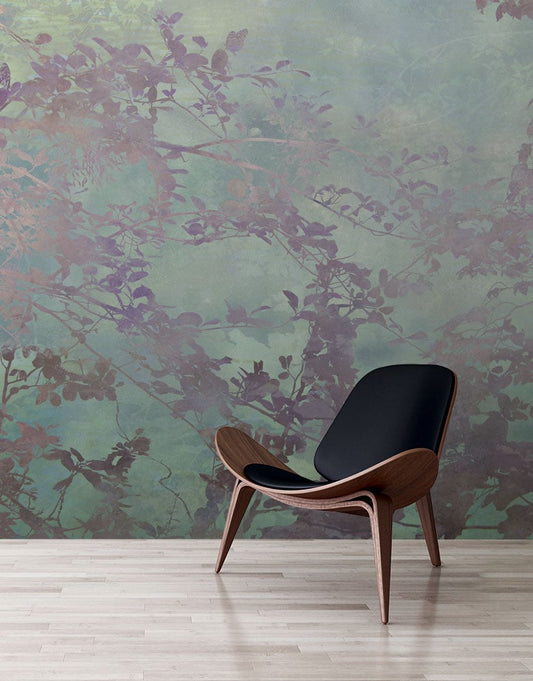 Calm Waters - Green Sage - Custom Sized Wallpaper Mural (per/m2)