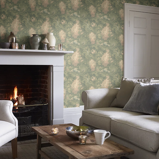 Mulberry Woodland Wallpaper by Mulberry Home - Sunrise