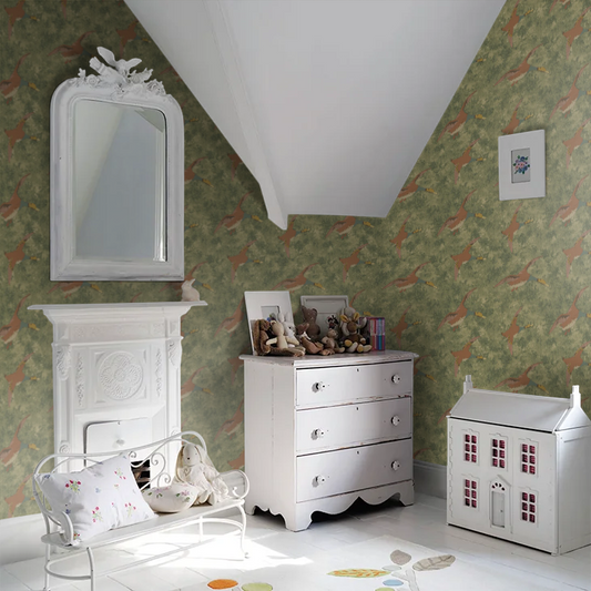 Forest Ducks by Mulberry Home Wallpaper - Lovat