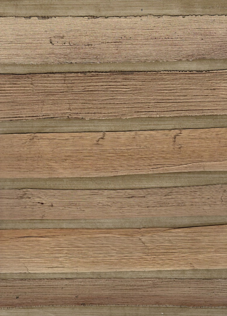 Sample - Plantation Wallpaper - 100% Banana Leaf - Mustard Gold