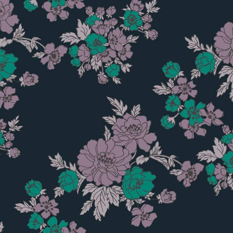Sample – Gardenia Florence Broadhurst Wallpaper - Creek