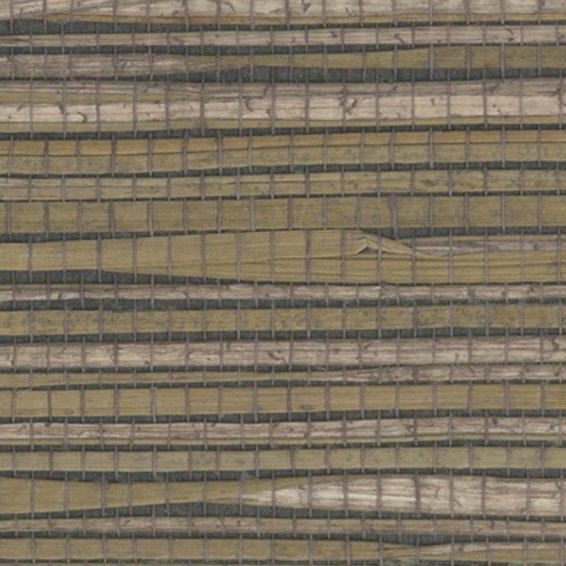 Sample - Genuine Grasscloth Wallpaper - Khaki