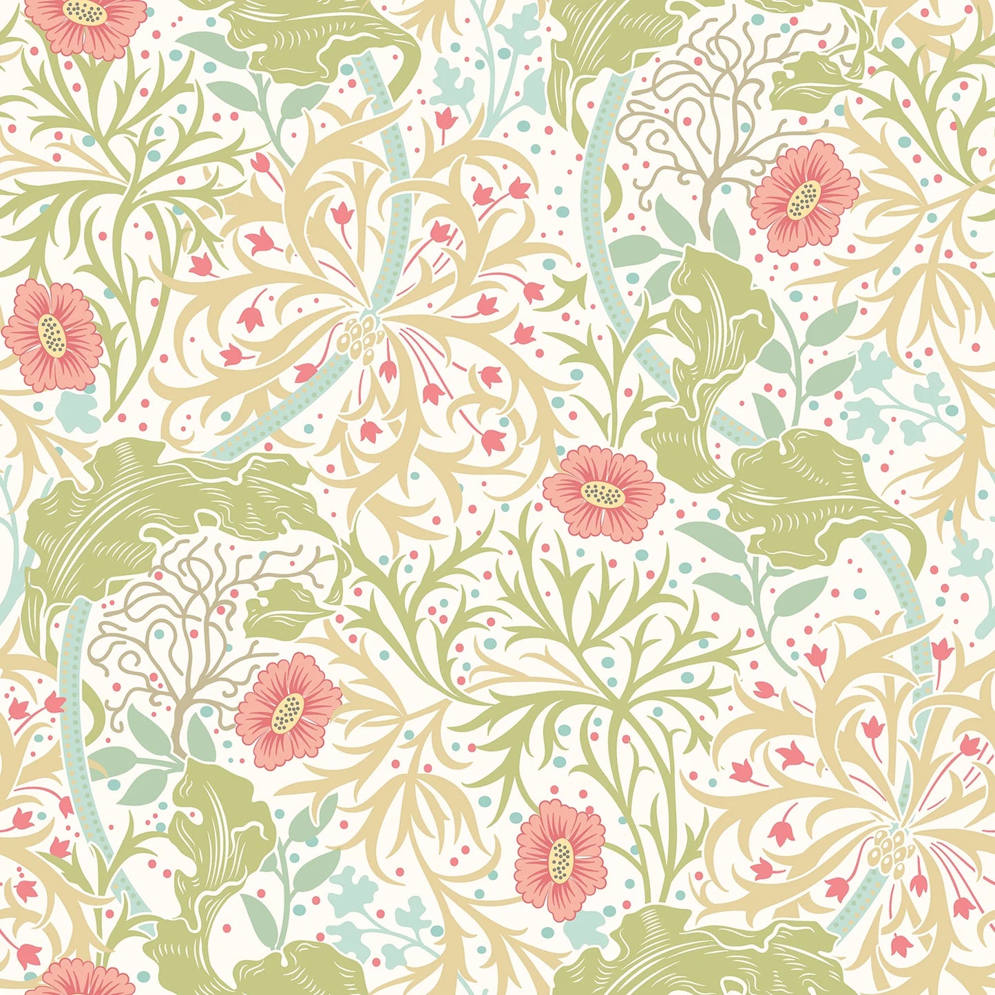 Sample - Seaweed Garden Wallpaper - Ohpopsi - Rose Pink