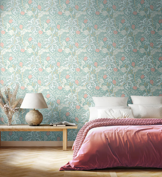 Seaweed Garden Wallpaper - Ohpopsi - Seafoam