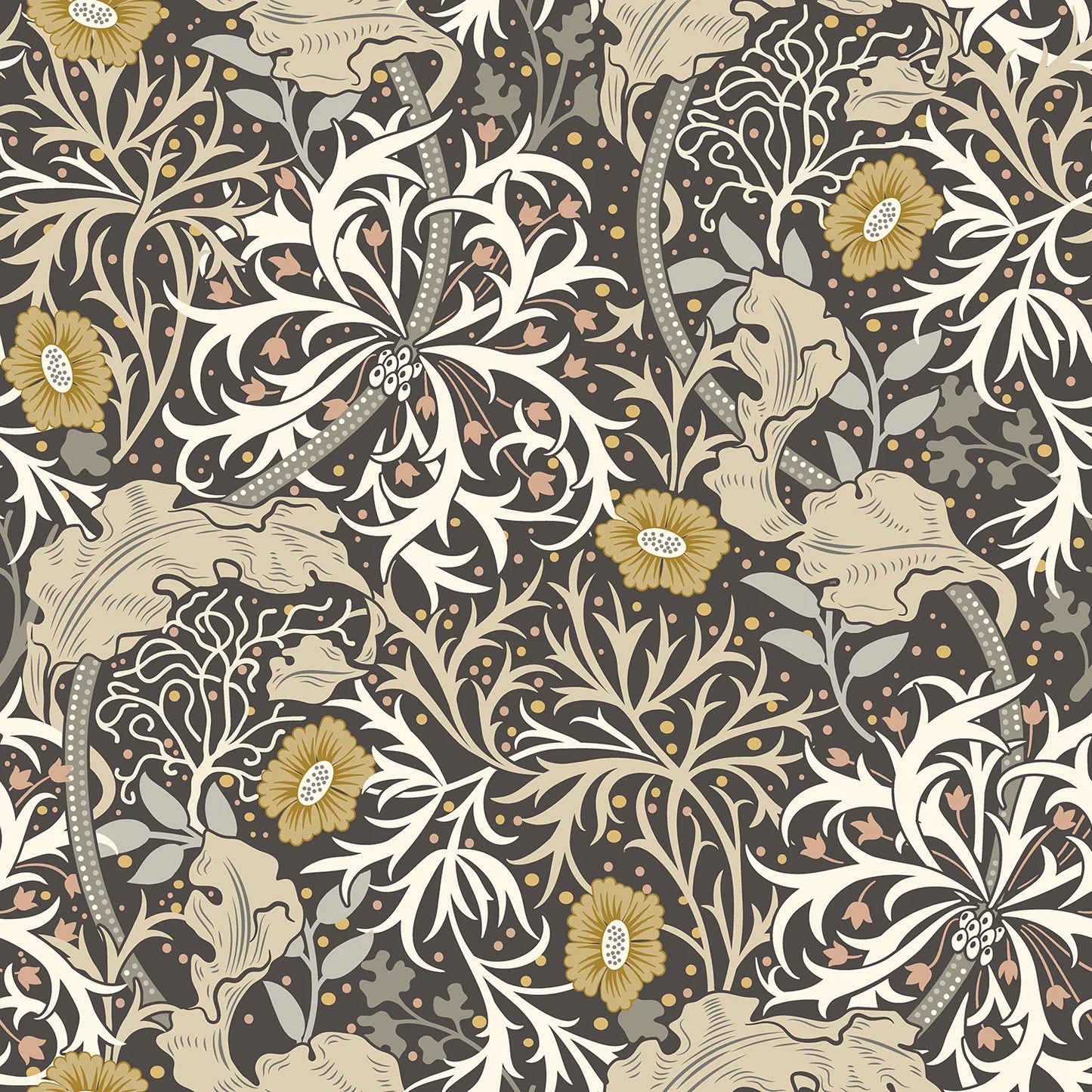 Sample - Seaweed Garden Wallpaper - Ohpopsi - Slate