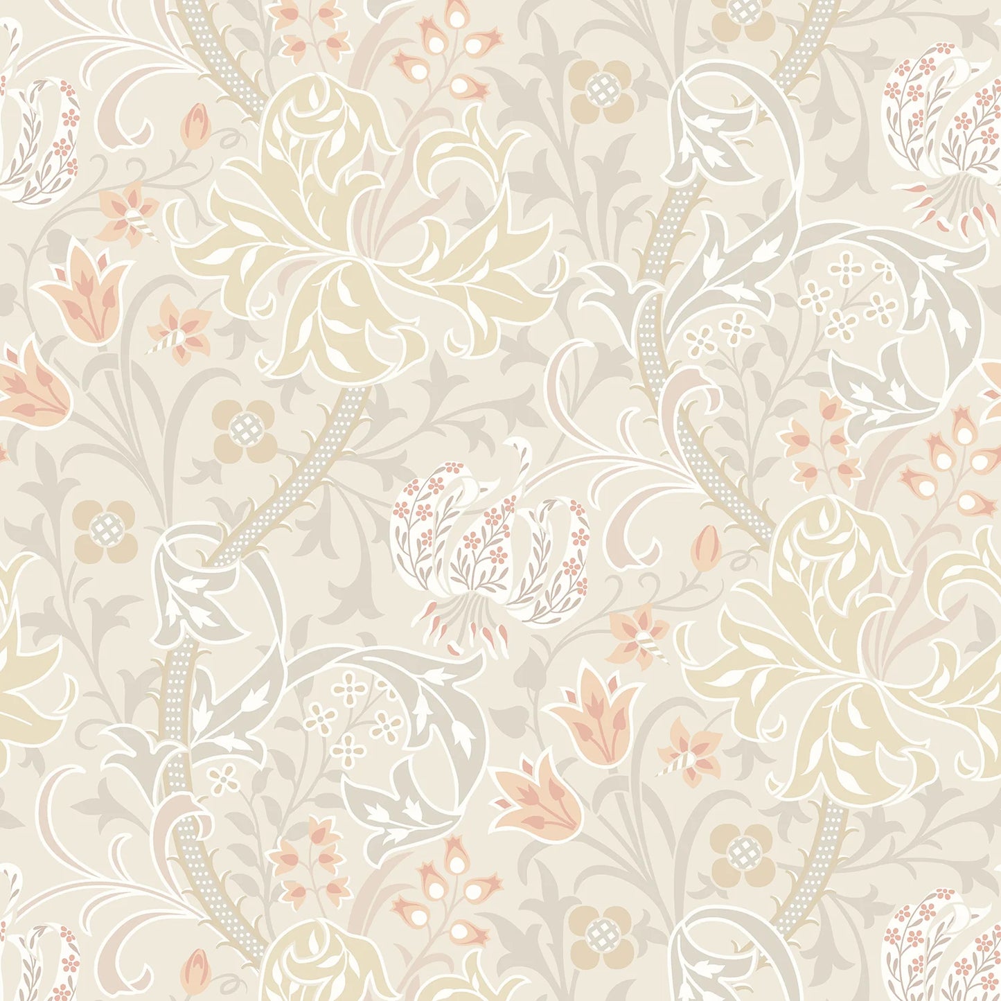 Sample - Lily Ogee Wallpaper - Ohpopsi - Natural Stone
