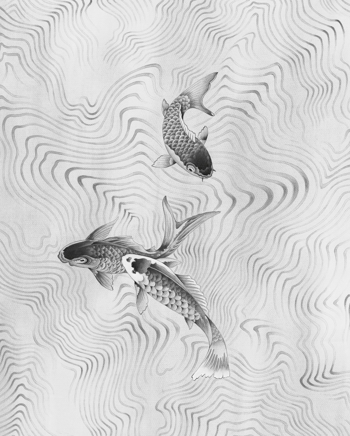 Sample – Perfect Pond - Custom Sized Wallpaper Mural (per m2)
