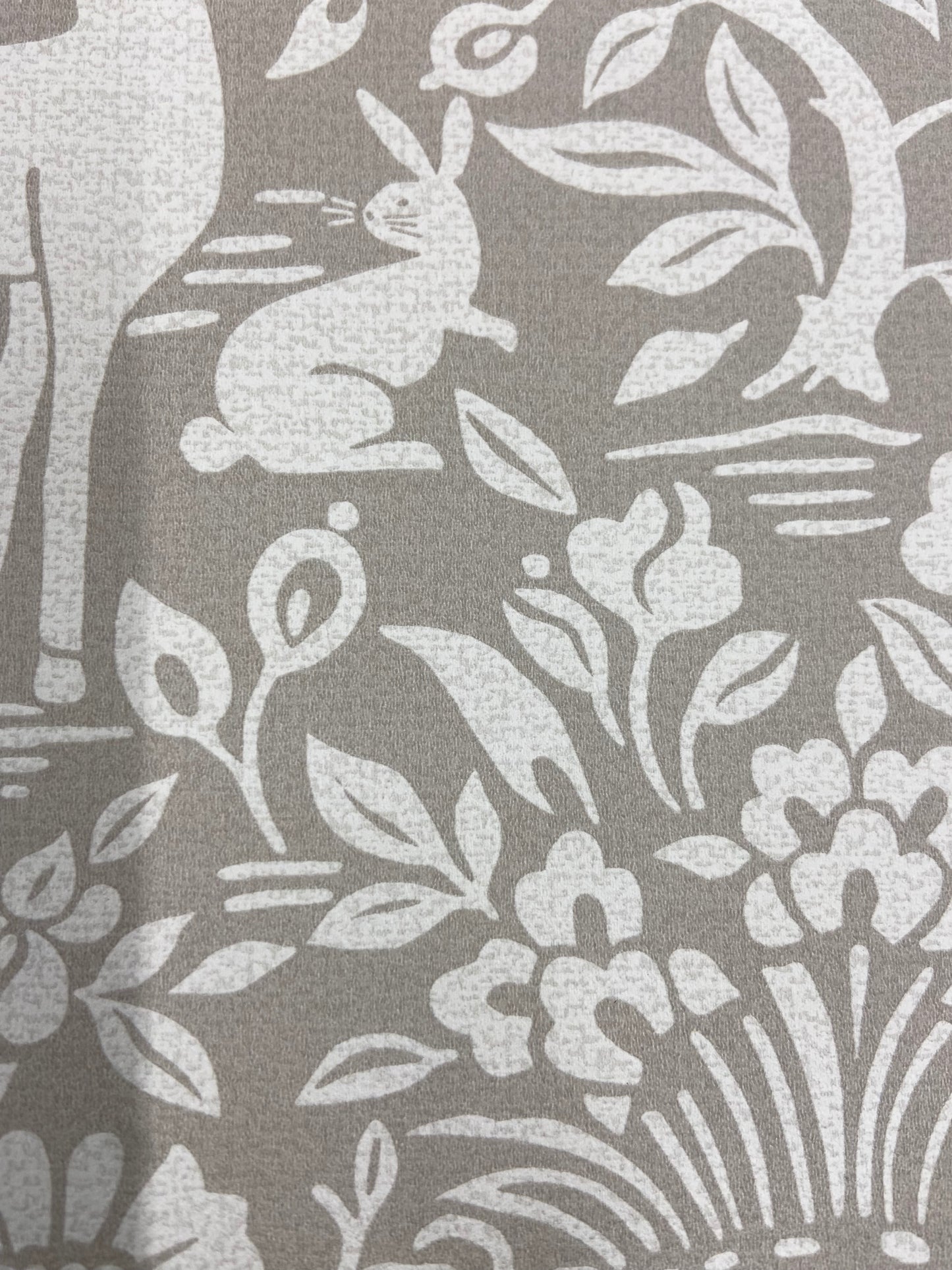 Deer Woods Wallpaper – Taupe