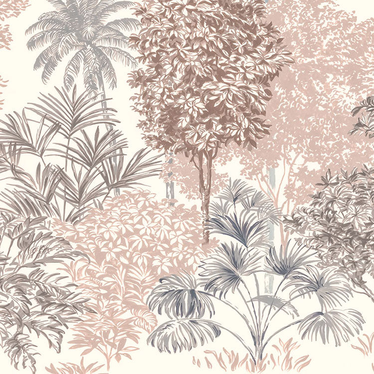 Painted Trees - Custom Sized Mural Wallpaper (per m2)