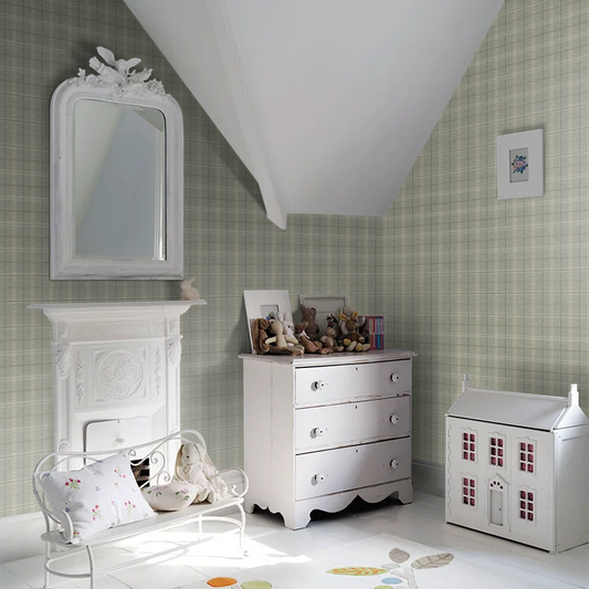 Islay Wallpaper by Mulberry Home - Aqua