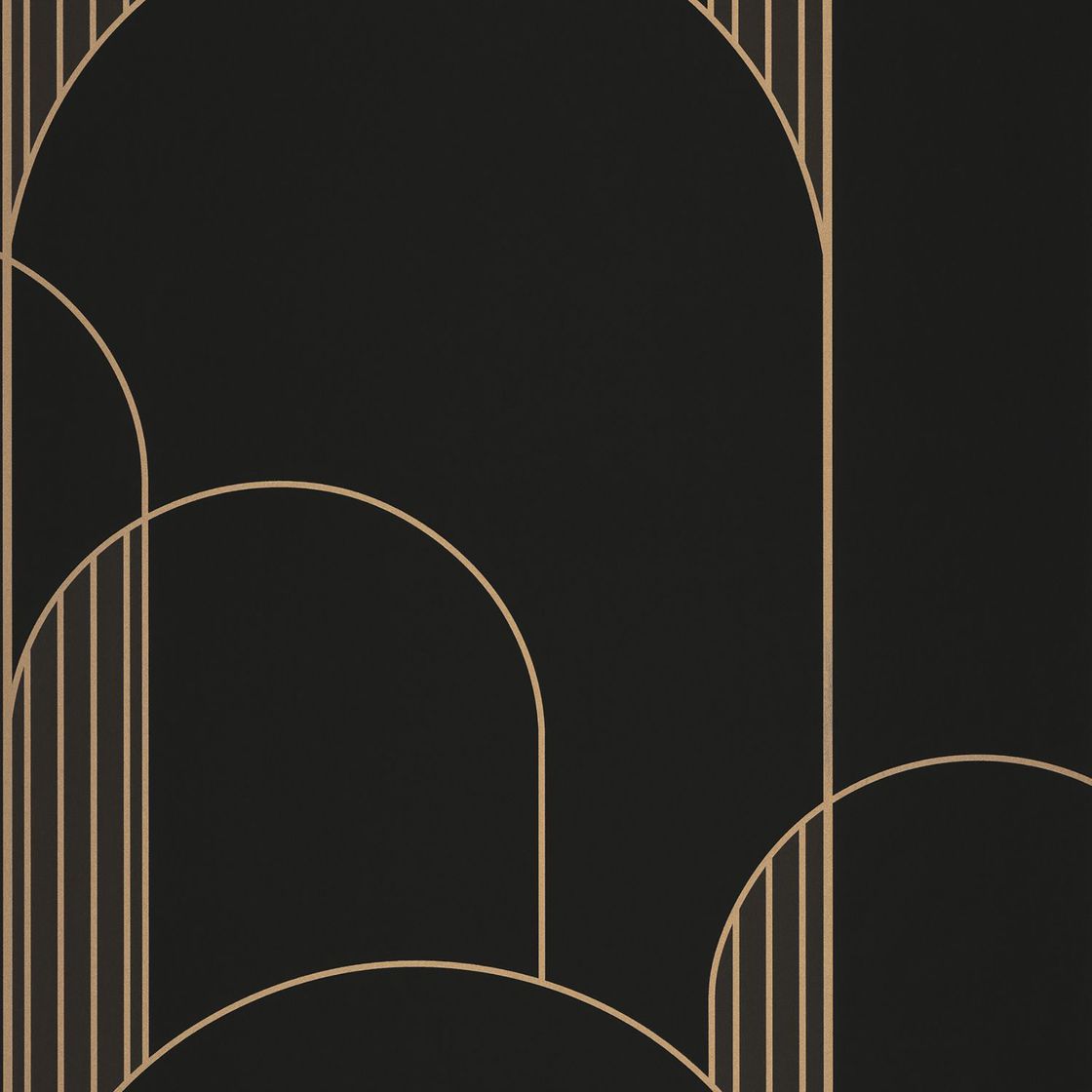 Sample - High Walls Wallpaper - Black