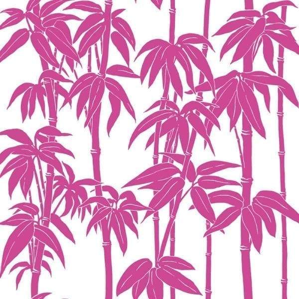 Japanese Bamboo Florence Broadhurst Wallpaper - Magenta