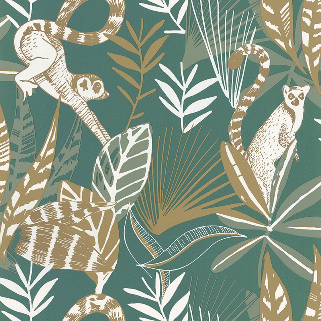 Sample - Madagascar Wallpaper - Green
