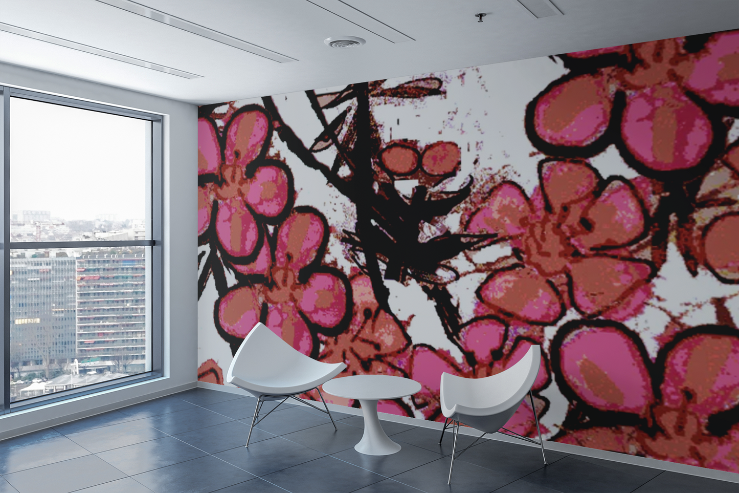 Manuka Flower - Custom Sized Wallpaper Mural (per m2)