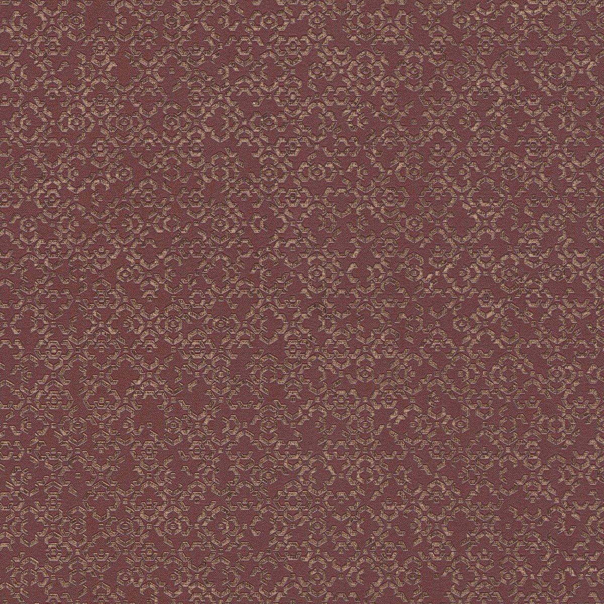Sample - Marrakesh Hall Wallpaper - Burnt Red