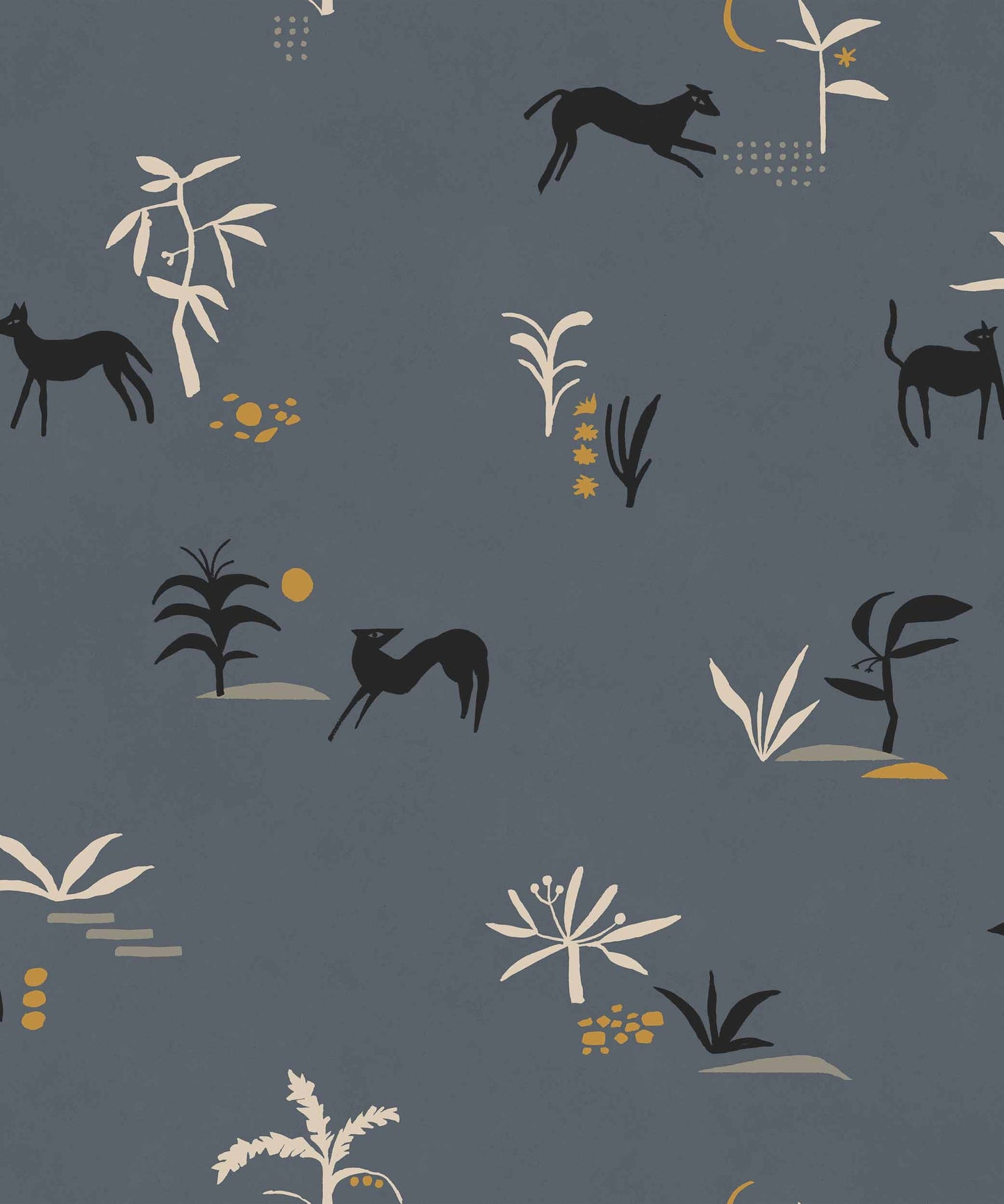 Sample - Prehistoric Animal Wallpaper - Blue