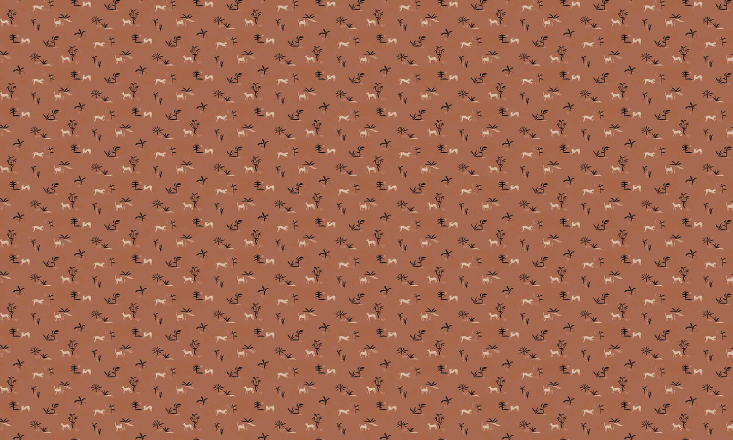 Prehistoric Animal Wallpaper - Red