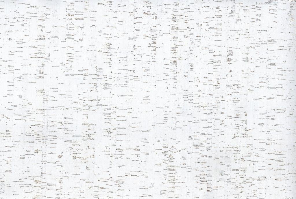 Refined Cork Wallpaper - White/Silver