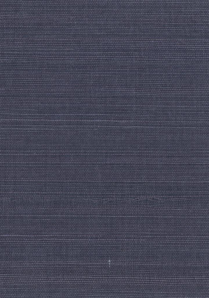 Sample - Bali 2 - Grasscloth Wallpaper - Indigo Black