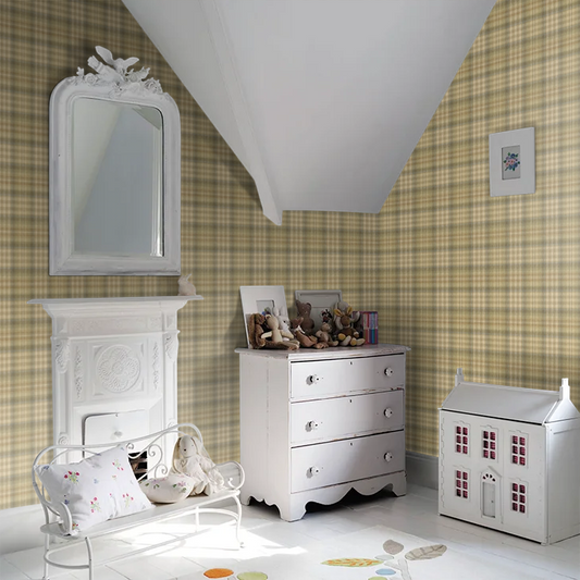 Nevis Wallpaper by Mulberry Home - Sage/Aqua
